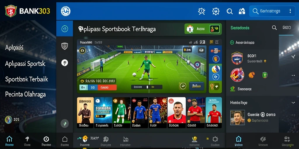 Tampilan screenshot utama BANK303 dengan gameplay Sportsbook yang menarik.