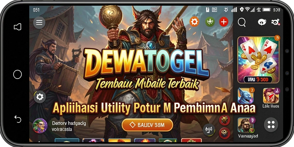 Tampilan antarmuka aplikasi DEWATOGEL yang informatif dan intuitif.