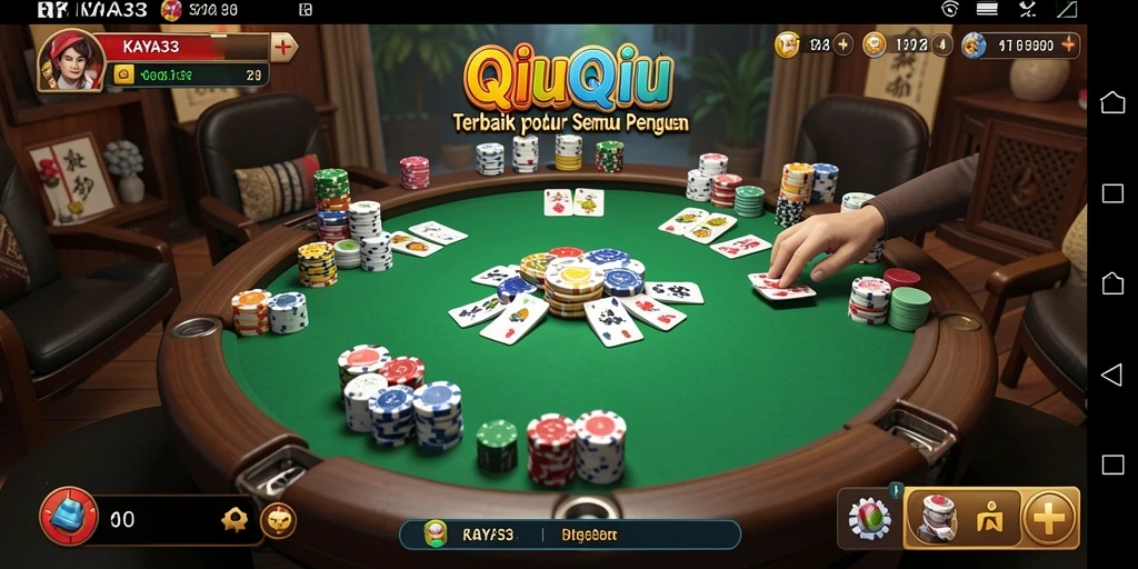 Screenshot gameplay QiuQiu KAYA33 yang menampilkan aksi seru.