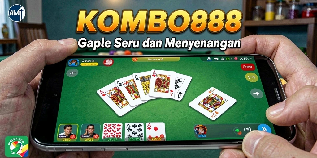 Tampilan gameplay Gaple yang mendebarkan di KOMBO88.