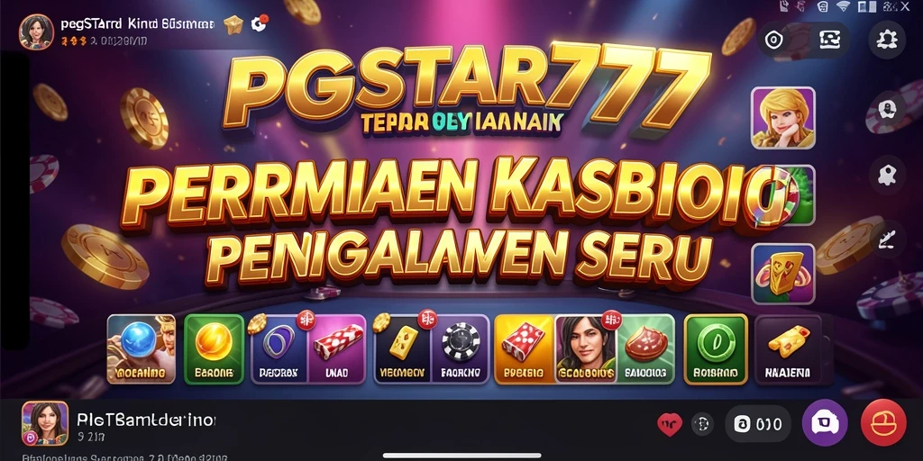 Tampilan gameplay menarik dari PGSTAR777 dalam suasana kasino.