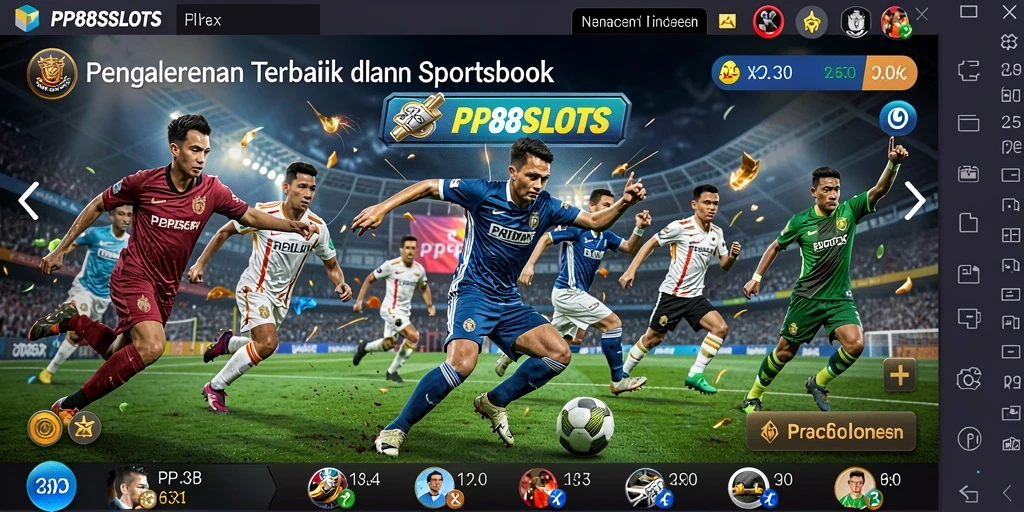 Screenshot gameplay di PP88SLOTS menunjukkan keseruan taruhan olahraga.