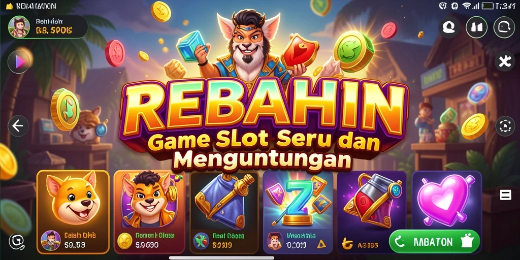 Tampilan gameplay Slot menarik di REBAHIN.