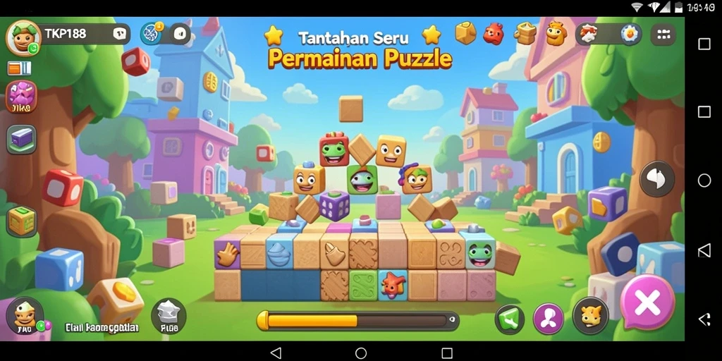 Tampilan screenshot permainan Puzzle TKP188 yang menantang dan seru.
